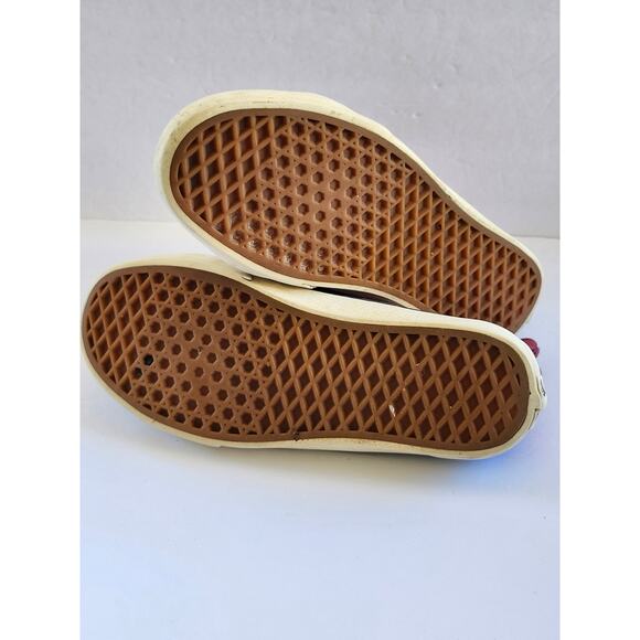 Vans Sk8 Hi Top Women Red Rainbow Canvas Pride Rave Skater Sneaker Size 9 S0072 - Picture 8 of 8